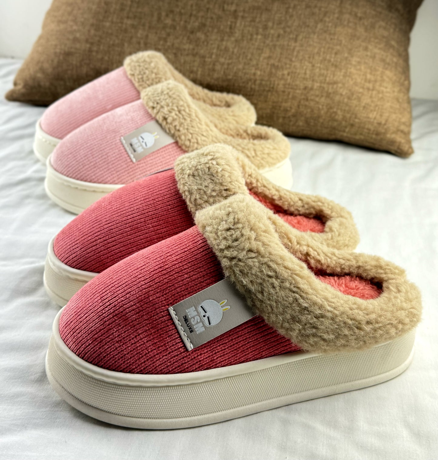 Cute Fur Warm Plush Slippers